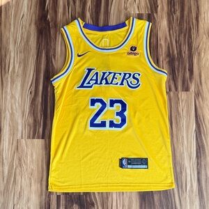 Lakers LeBron James Stitched Jersey 🏀💜💛
